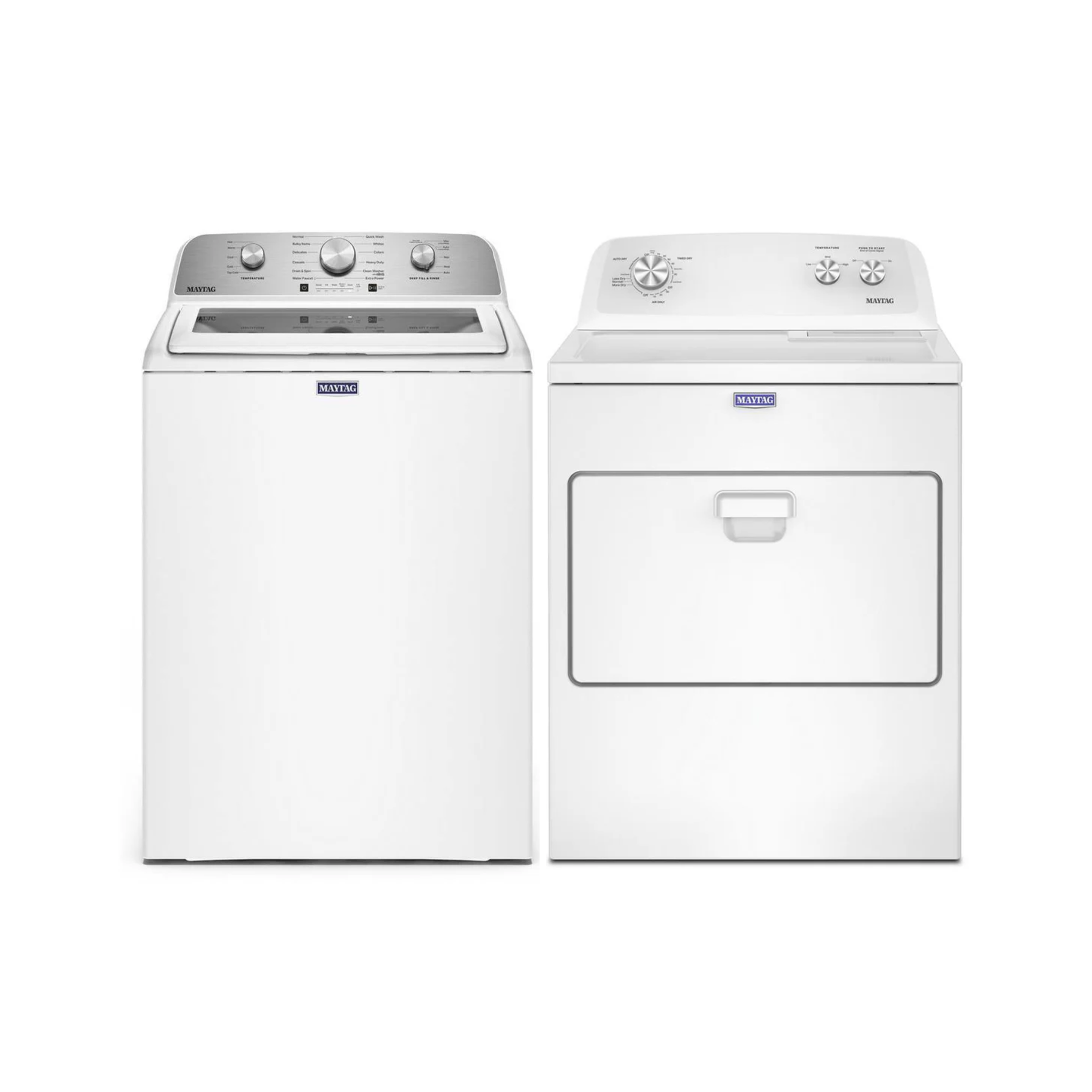 Maytag MTW5205TW Washer & MED4005SW Dryer set