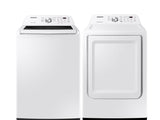 Samsung Washer and Electric Dryer Laundry Bundle - White