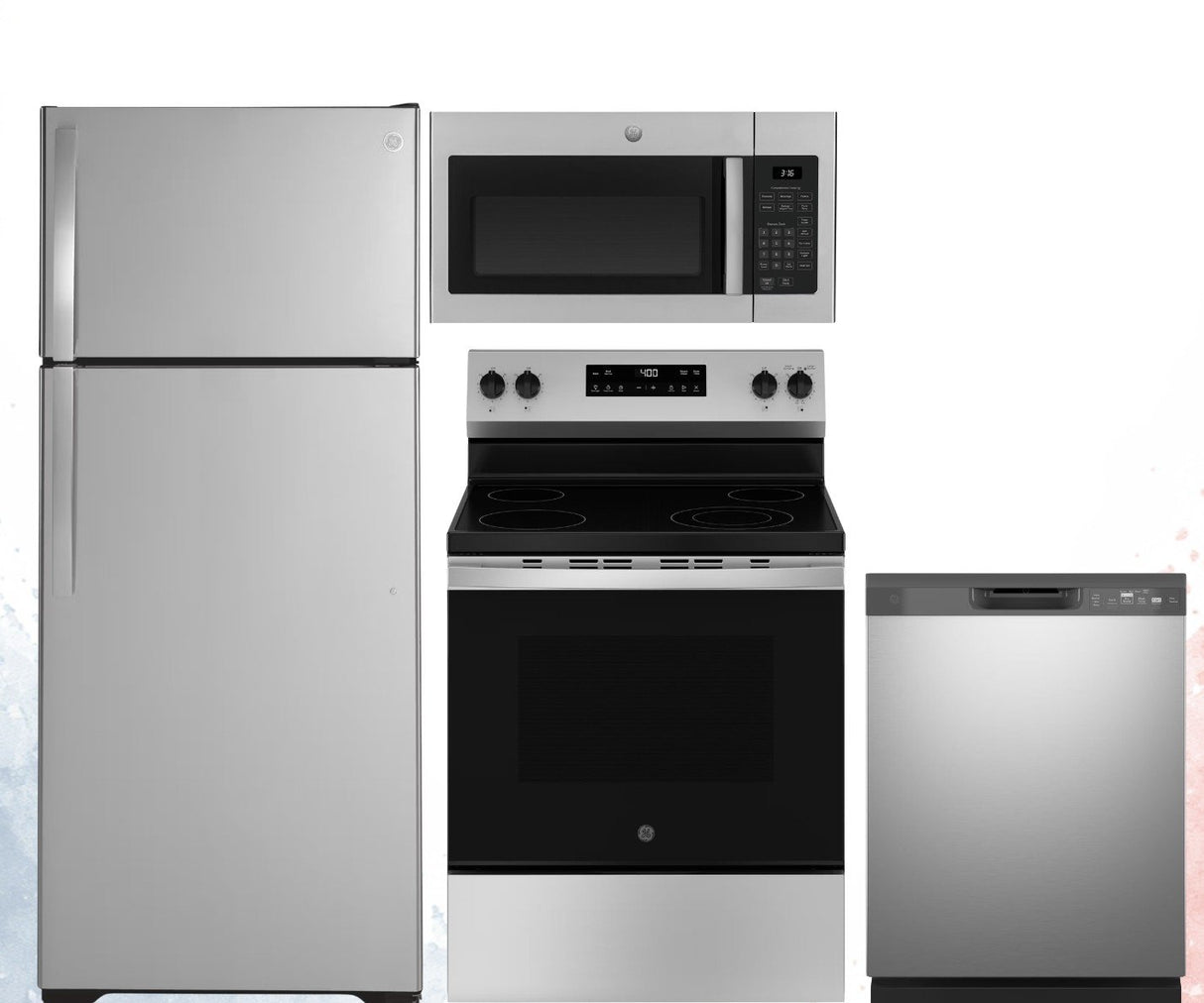 Ultimate GE Kitchen Appliance Bundle in Stainless Steel