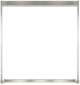 Figidaire 66" Side by Side Refrigerator/Freezer Pair FPRU19F8WF FPFU19F8WF with 79" Height Dual Trim Kit Louvered Grille and Pairing Kit